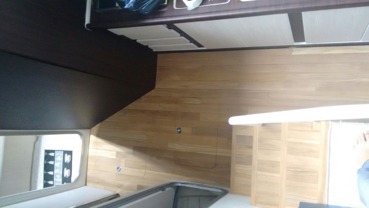 detalhe do projeto de piso teka para embarcação — Zimarine